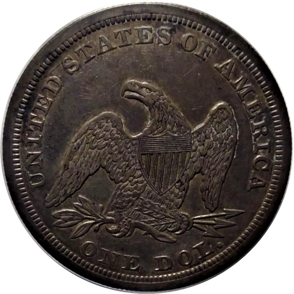 1846-Liberty-Seated-Dollar-Variety-Oc-1-Rarity1-2,300-Estimated-Survivors